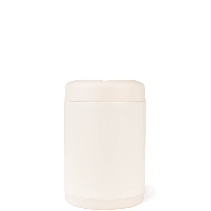 Can Cooler 12oz | 2-in-1 Insulated Standard Can Cooler Screw-Top Lock – Cream