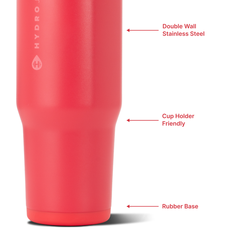 Ease2o 32oz | Compact Water Bottle with Straw & Chug Spout – Fruit Punch
