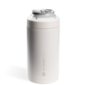 Can Cooler 16oz | 2-in-1 Insulated Tallboy Can Cooler Screw-Top Lock – Linen