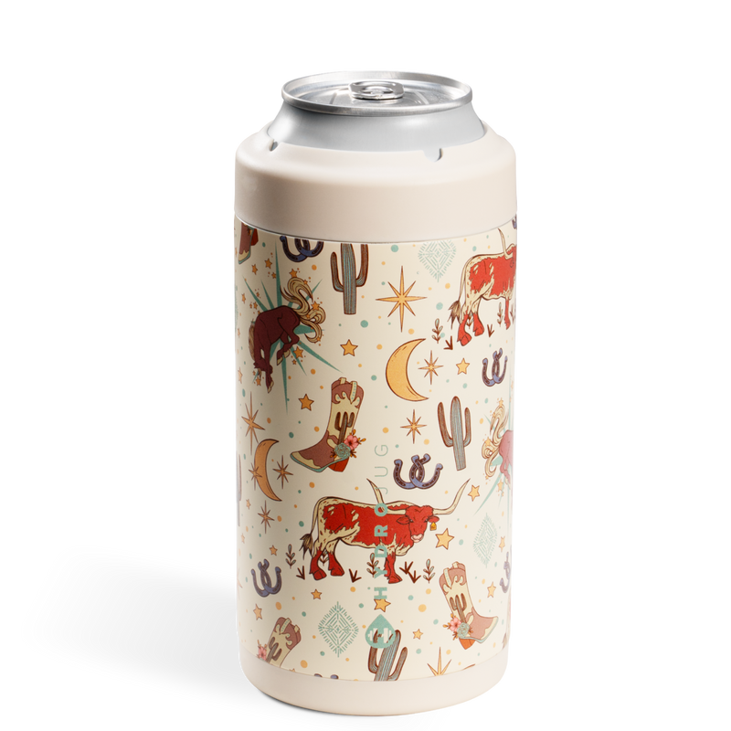 Can Cooler 16oz | 2-in-1 Insulated Tallboy Can Cooler Screw-Top Lock – Rodeo