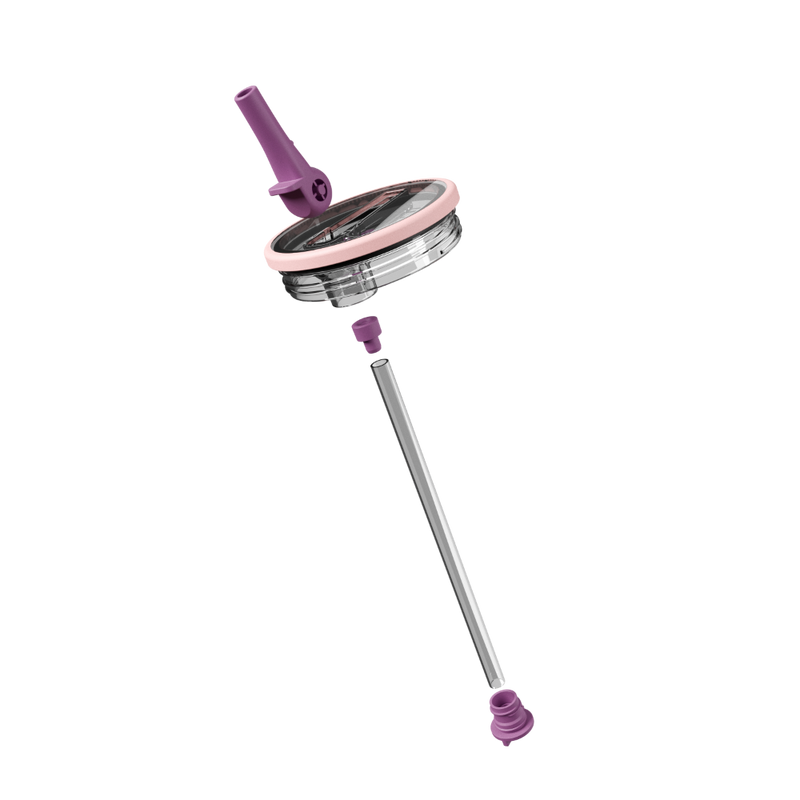 Removable Traveler Lid 40oz | Easy-Clean Flip Straw Leakproof