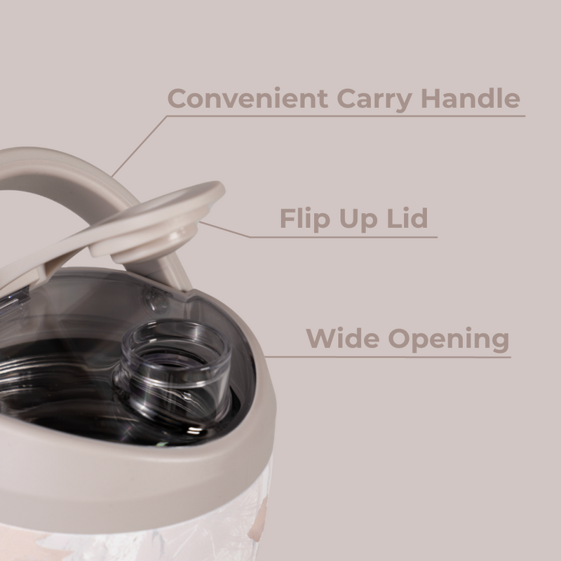Insulated Shaker 24oz | Stainless Steel Protein Shaker Silent Grate – Camo
