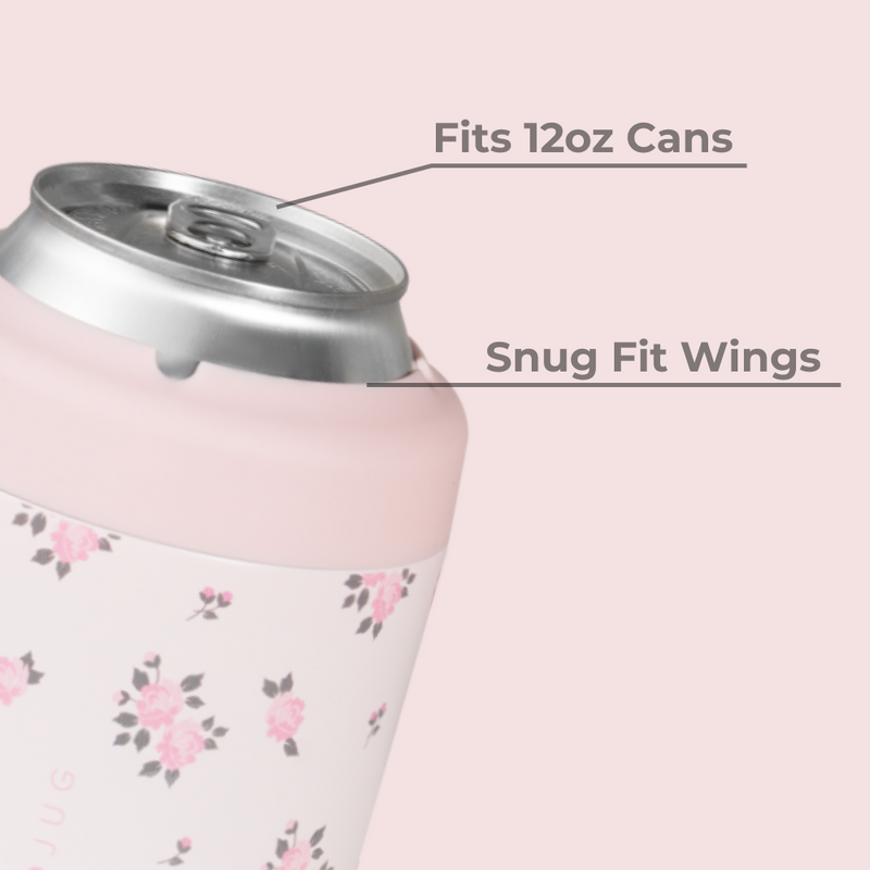 Can Cooler 12oz | 2-in-1 Insulated Standard Can Cooler Screw-Top Lock – Wildrose