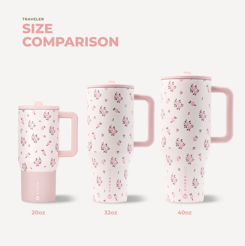 Traveler 32oz | Insulated Tumbler with Handle – Wildrose
