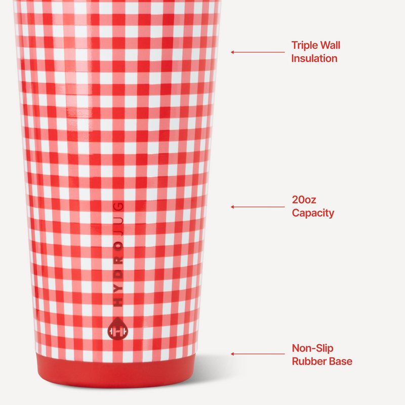 Everyday Tumbler 20oz | Ceramic-Lined Insulated Tumbler with Straw – Summer Picnic
