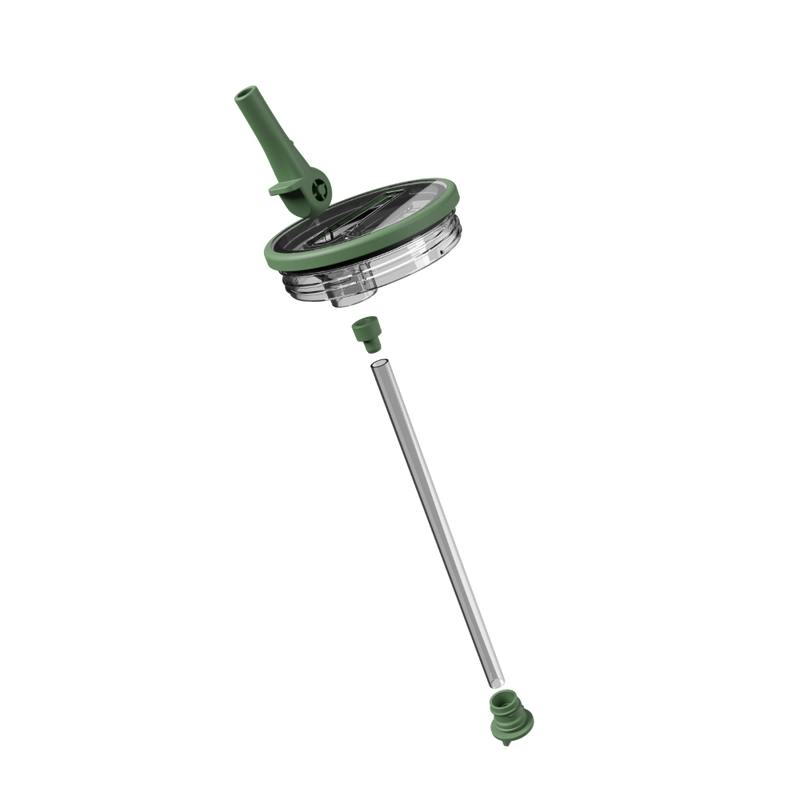 Removable Traveler Lid 40oz | Easy-Clean Flip Straw Leakproof