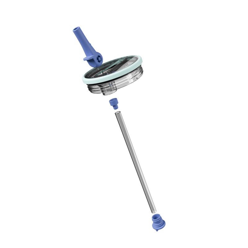 Removable Traveler Lid 40oz | Easy-Clean Flip Straw Leakproof