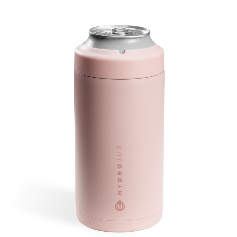 Can Cooler 16oz | 2-in-1 Insulated Tallboy Can Cooler Screw-Top Lock – Dusty Rose